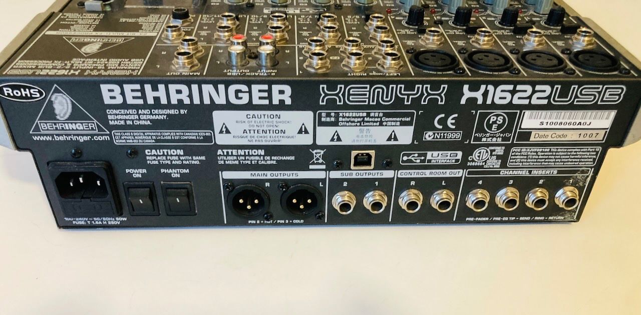 Behringer Mischpulte: Behringer Xenyx X1622 USB Mischpult - Audio Interface – Gebraucht aus Zürich von Bosley1999 2