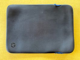 HP Notebook Neopren-Hülle (schwarz/blau)
