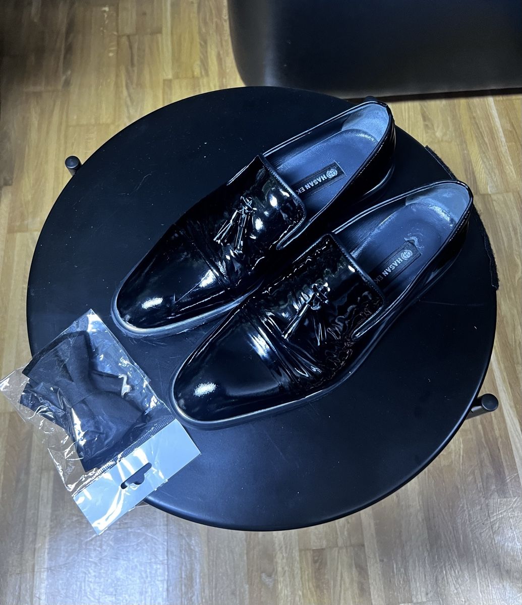 Scarpe da uomo: Lackschuhe für Hochzeit mit Fliege – Usato da Wil SG venduto da fat_t62w