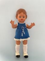 50/60er klassische Puppe Mädchen BÄRBEL Schildkröt Original