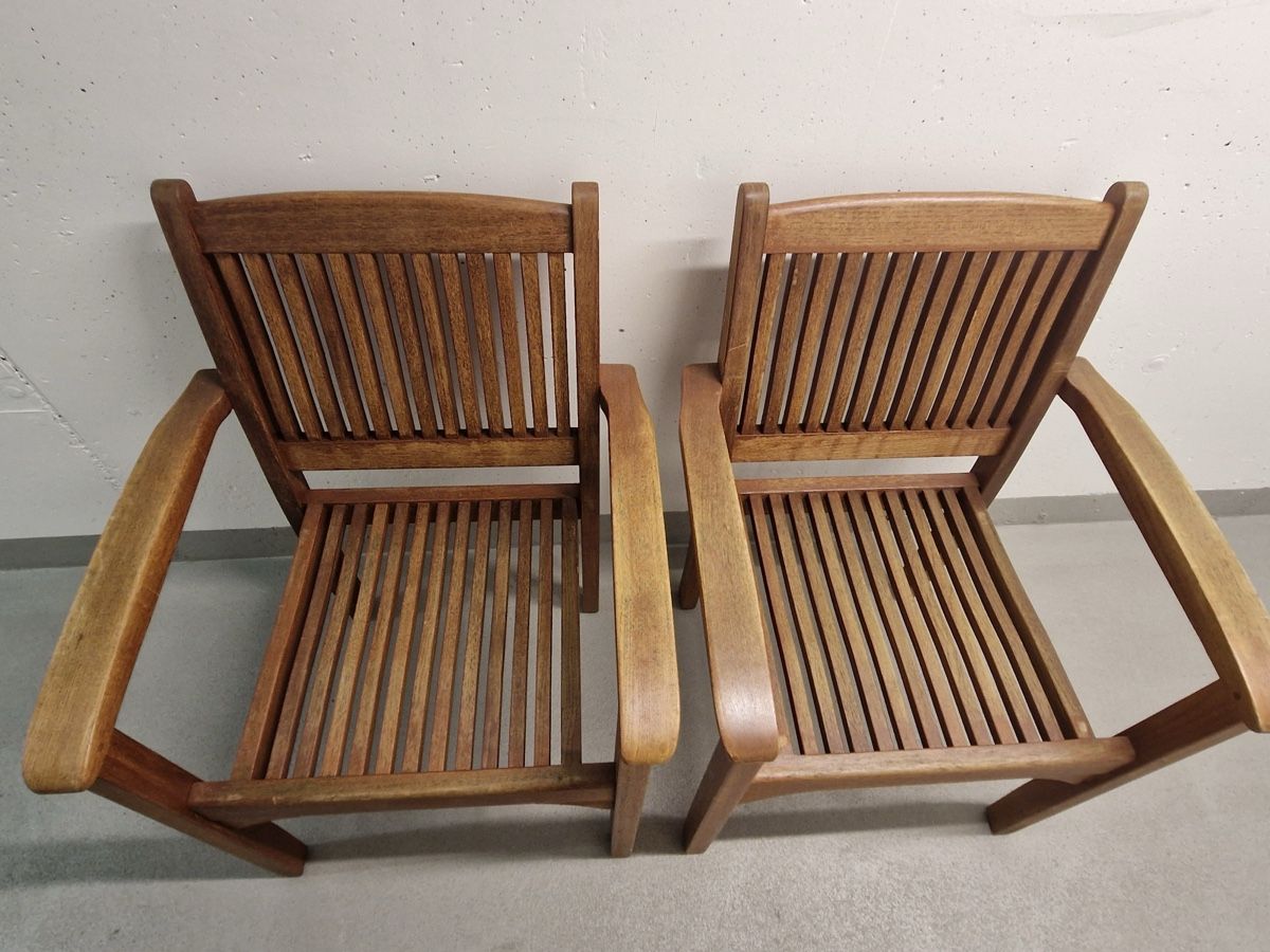 Set de table et chaises: Gartenmöbel- Tisch u. 4 Stühle – D'occasion à Zürich par gucks