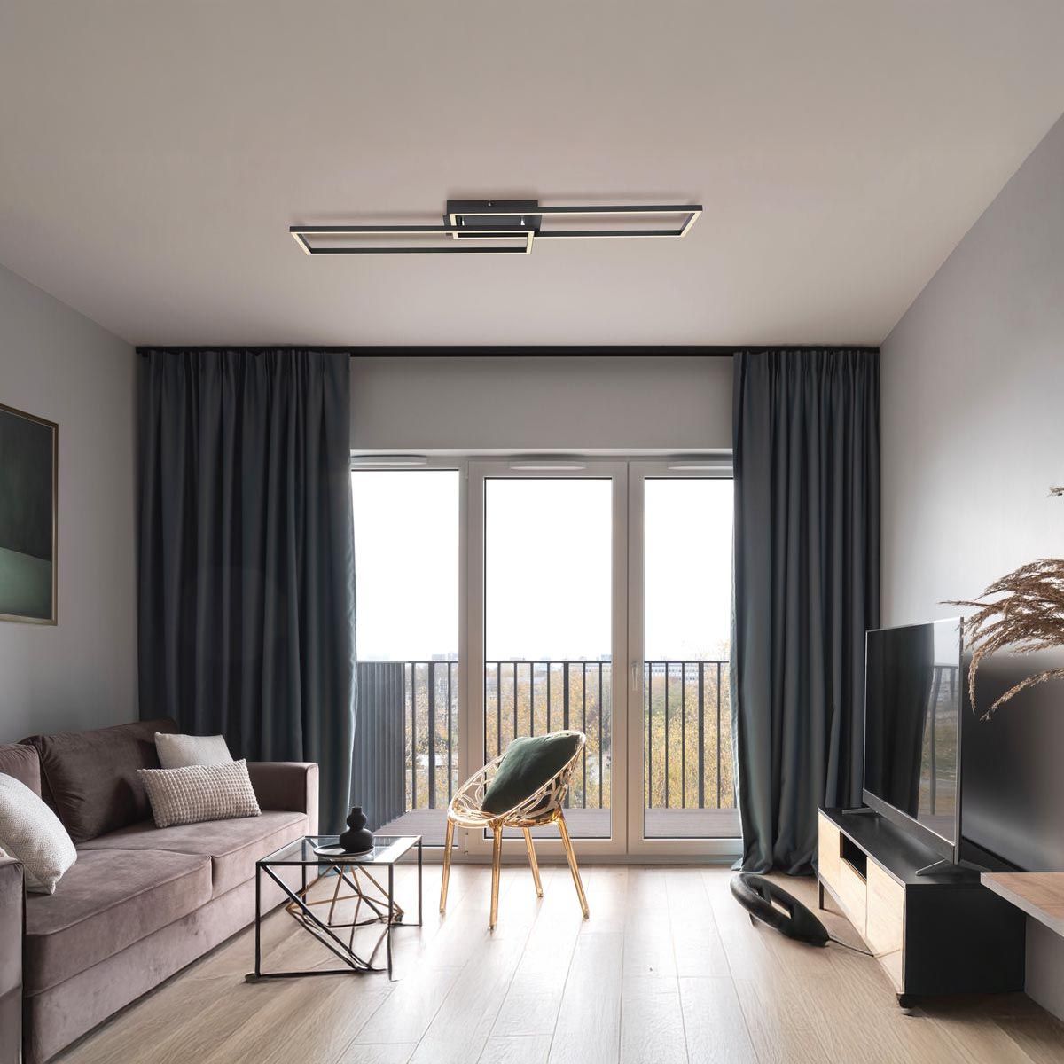 Lampadari & plafoniere: LED Deckenleuchte, CCT, 101 cm x 29 cm – Nuovo (secondo la descrizione) da Kreuzlingen venduto da Smart-Light 1