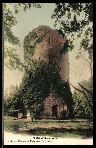 Cartoline postali: AK Hermance, Tour d`Hermance – Usato da Berlin venduto da bartko-reher