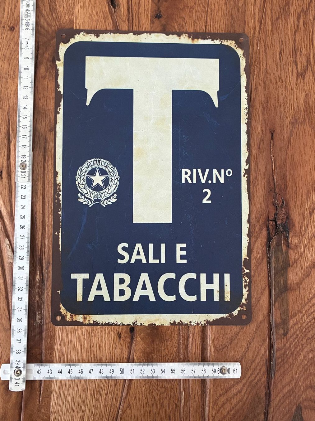 Insegne: Sali e Tabacchi - schönes Retro Schild - 20x30 CM - neu!!! – Nuovo e nell'imballaggio originale da Bremgarten AG venduto da Eurotiz 1