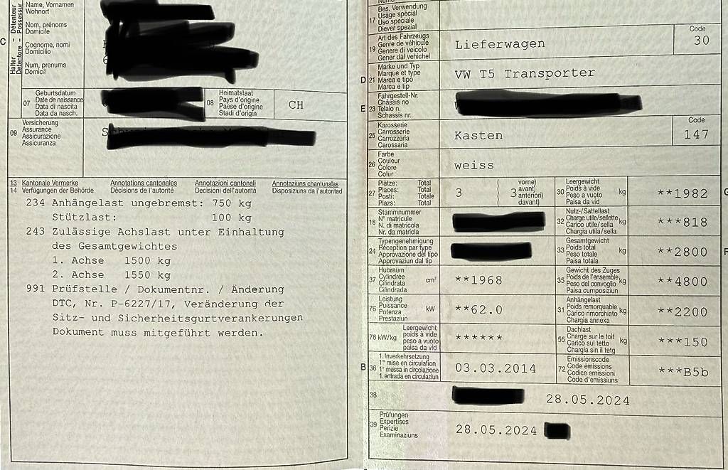 VW Camping Fahrzeuge: VW T5 Camper, Getriebe defekt – Gebraucht aus Altdorf UR von rue_72dt 4