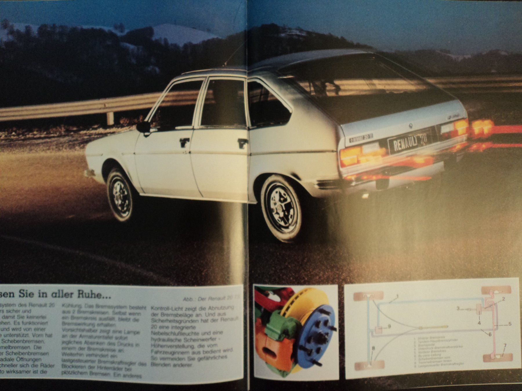 Renault Dokumente: Prospekt Renault 20 2 litres – Gebraucht aus Schwarzenburg von modelCARama 7