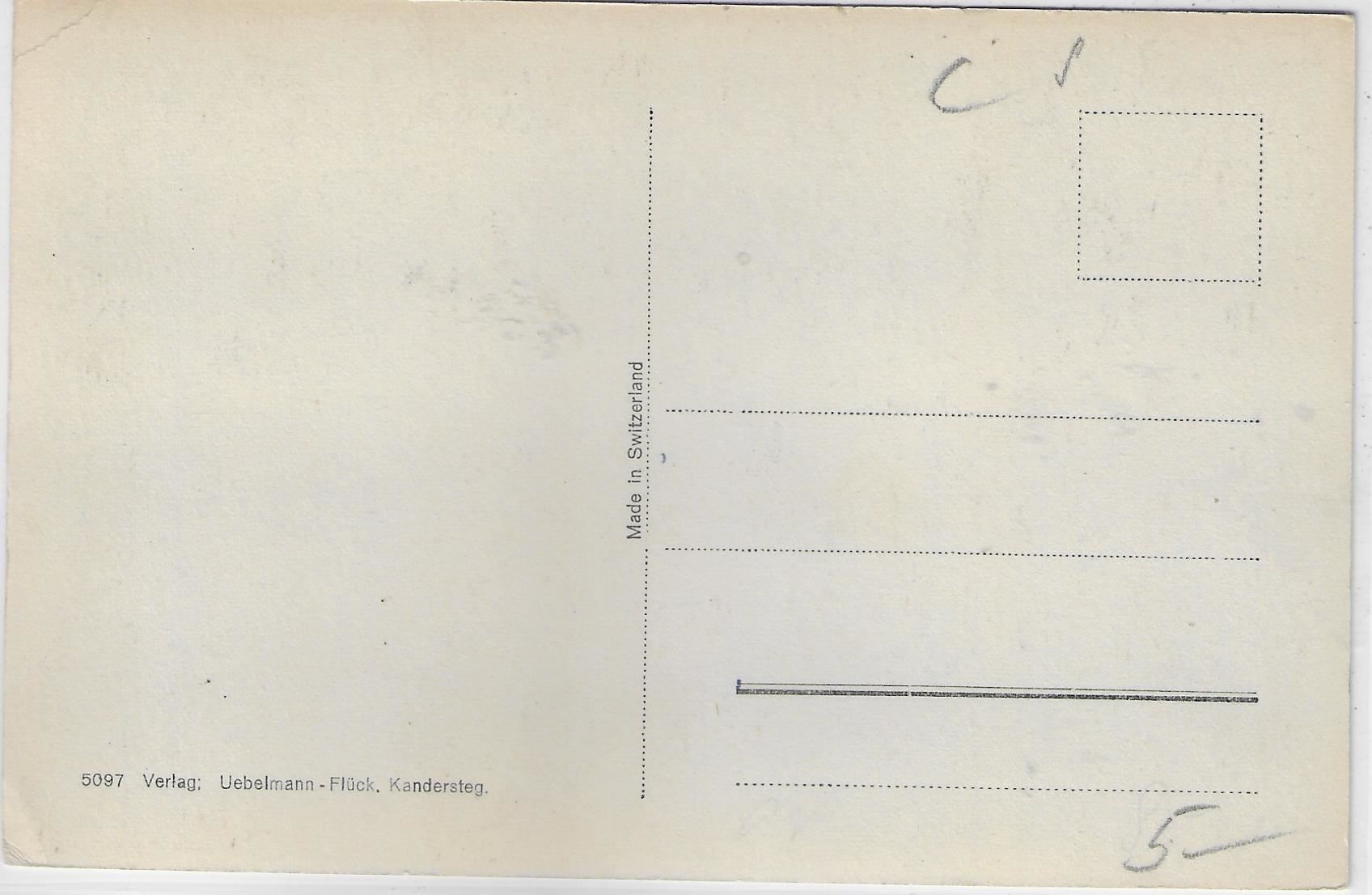 Cartoline postali: Kandersteg-Klus auf dem Weg ins – Usato da Ettingen venduto da Kartenplanet 1