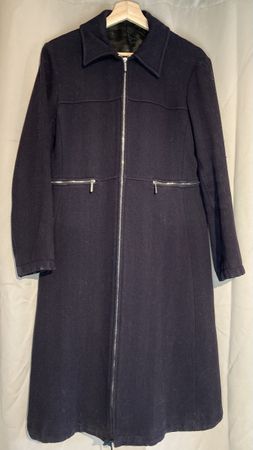 Veste longue de mi-saison en fibre naturelle