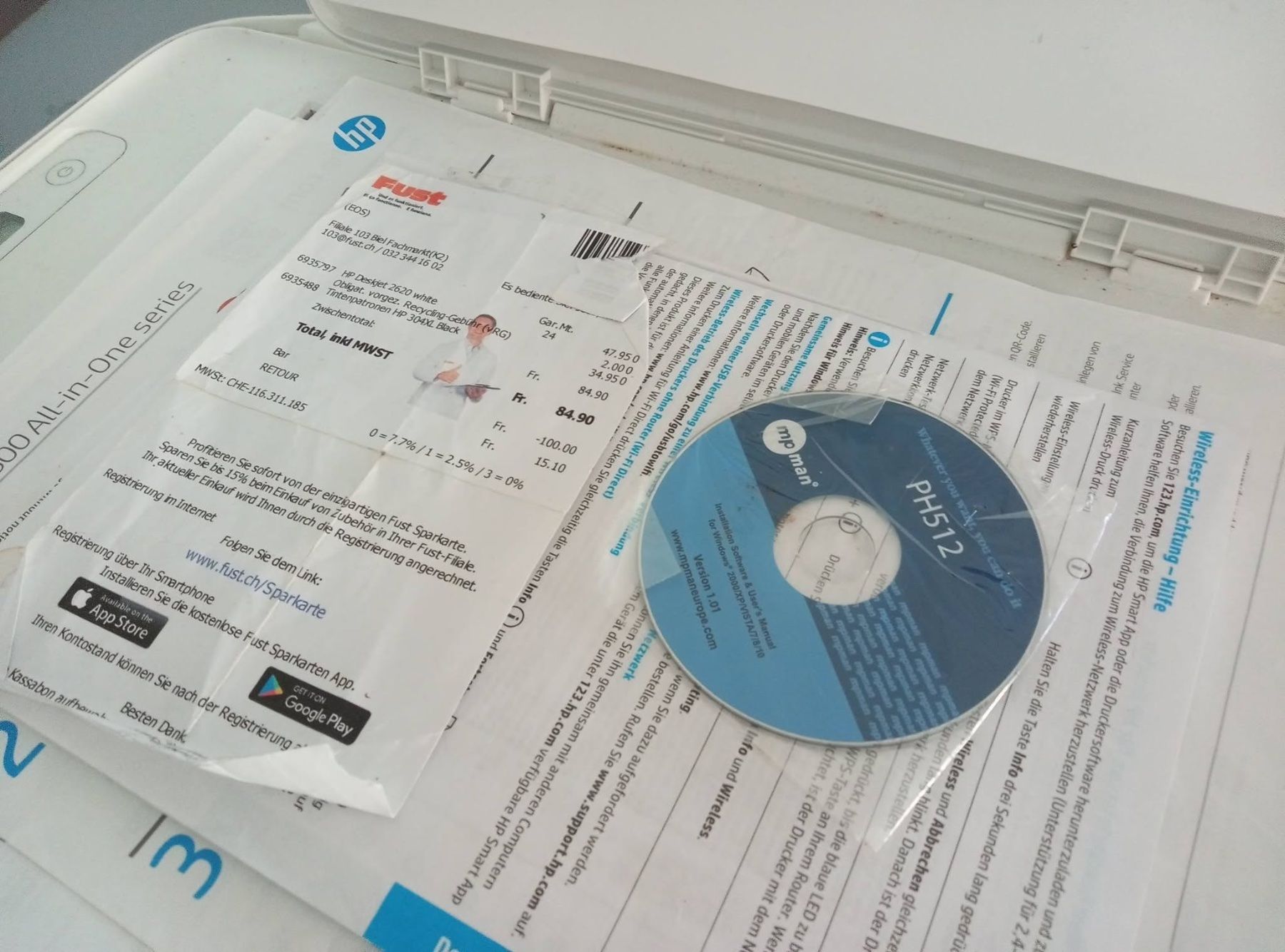 Stampanti: Imprimant HP Deskjet 2620 Whit – Usato da Bienne venduto da Daniel_Schader 2