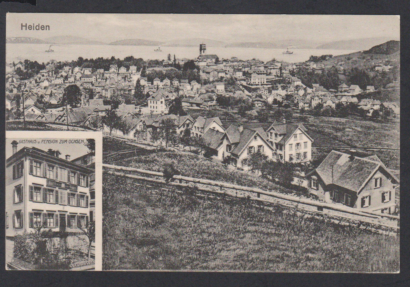 Cartoline postali: Heiden   :   alte Ansichtskarte von 1917 – Usato da Vitznau venduto da Ropaku