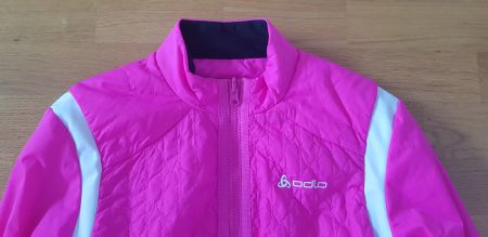 Schöne Odlo Jacke Primaloft pink weiss Gr.M