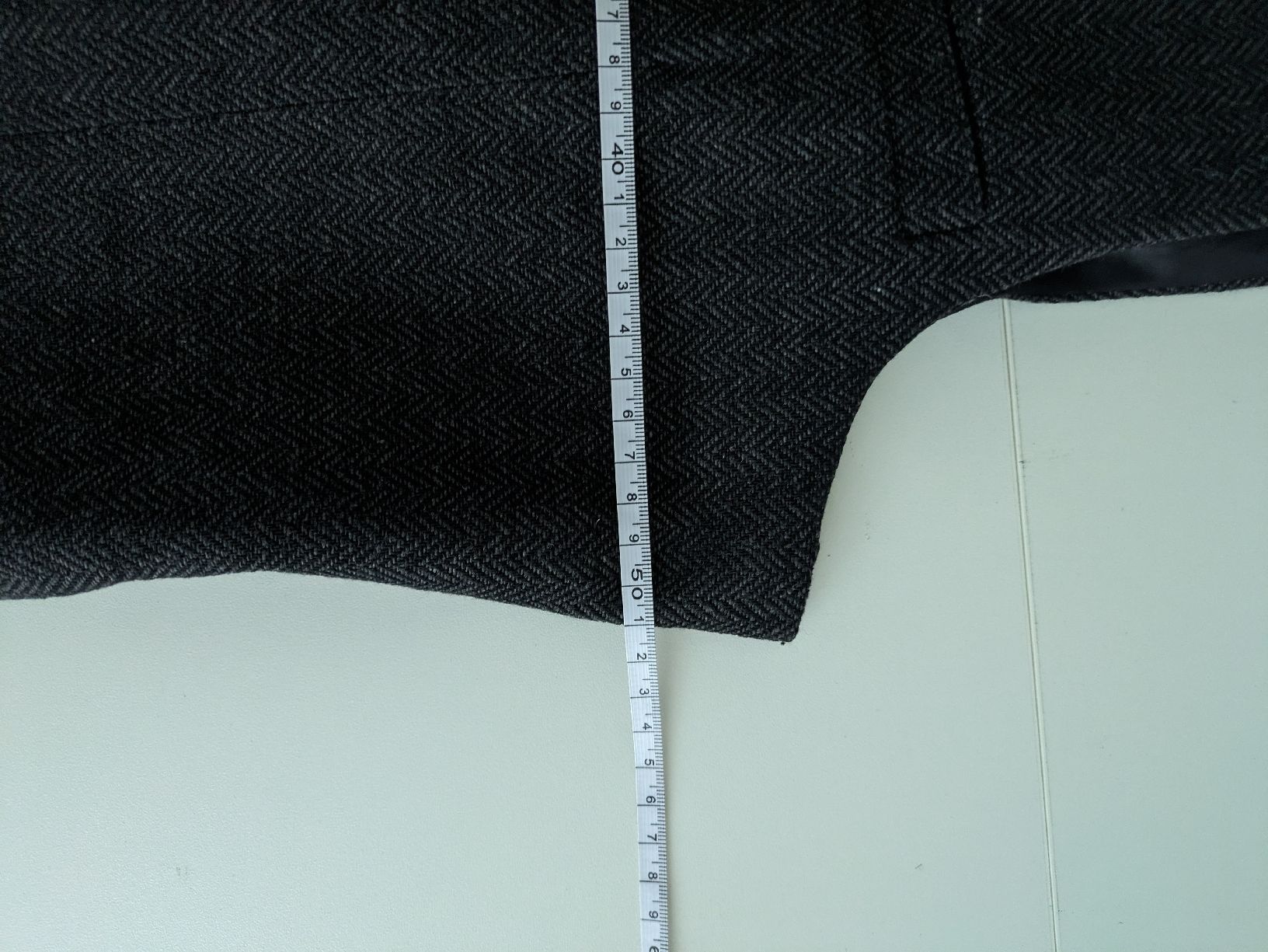 Gilet & Giacche: Herren Weste Pattern Fischgrät grau Grösse M  – Usato da Rorschach venduto da joh_v2y2 5