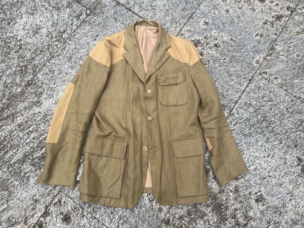 Giacche: Nigel Cabourn Jacke und Weste Leinen – Usato da Bottmingen venduto da Puffsack 1