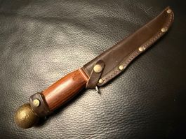 Altes Fischer Messer Jagdmesser mit Fischtöter