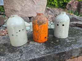 3 Stk.  Schutzkappen/Ventilschutzhauben für alte Gasflaschen