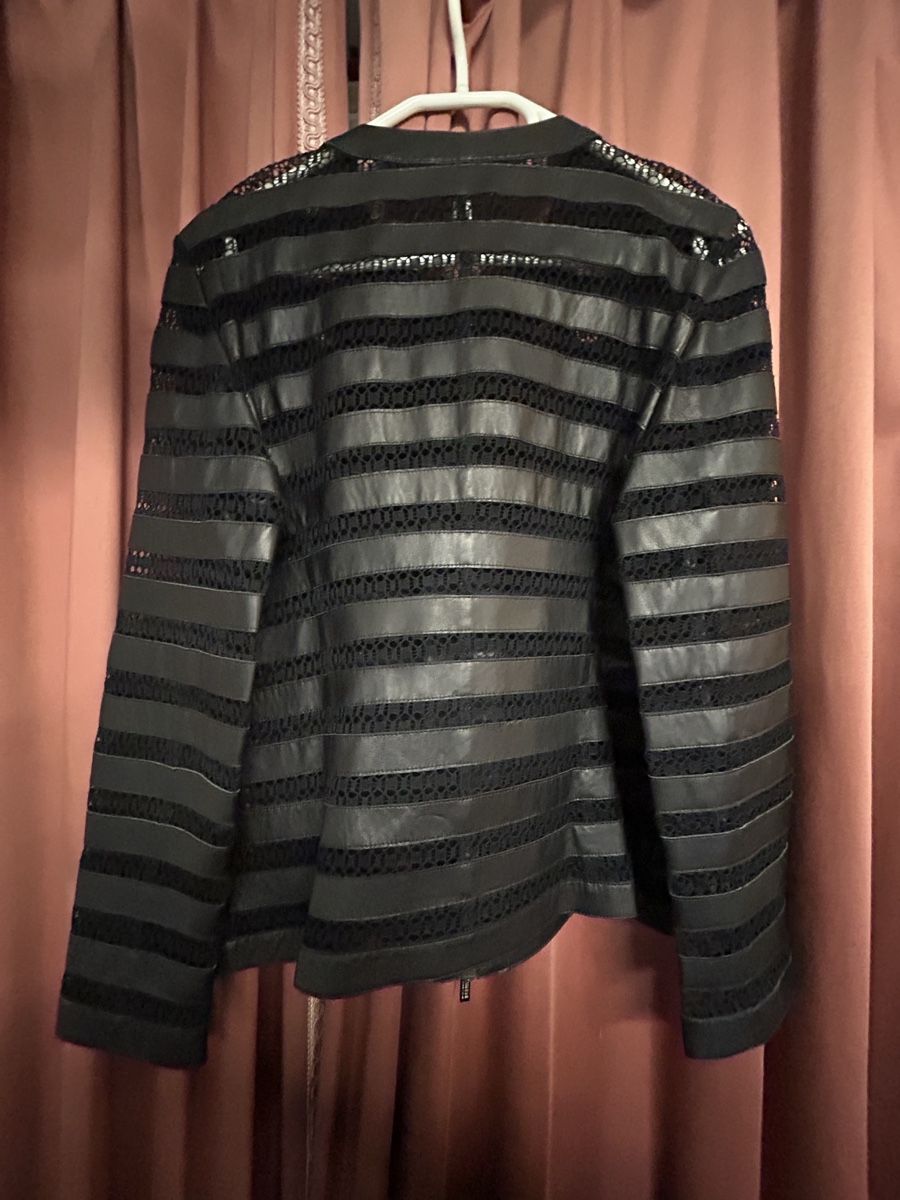Armani Jacken: Armani Collezioni Lederjacke, Gr. 38, Schwarz, Top Zustand! – Gebraucht aus Köniz von mimi612 2