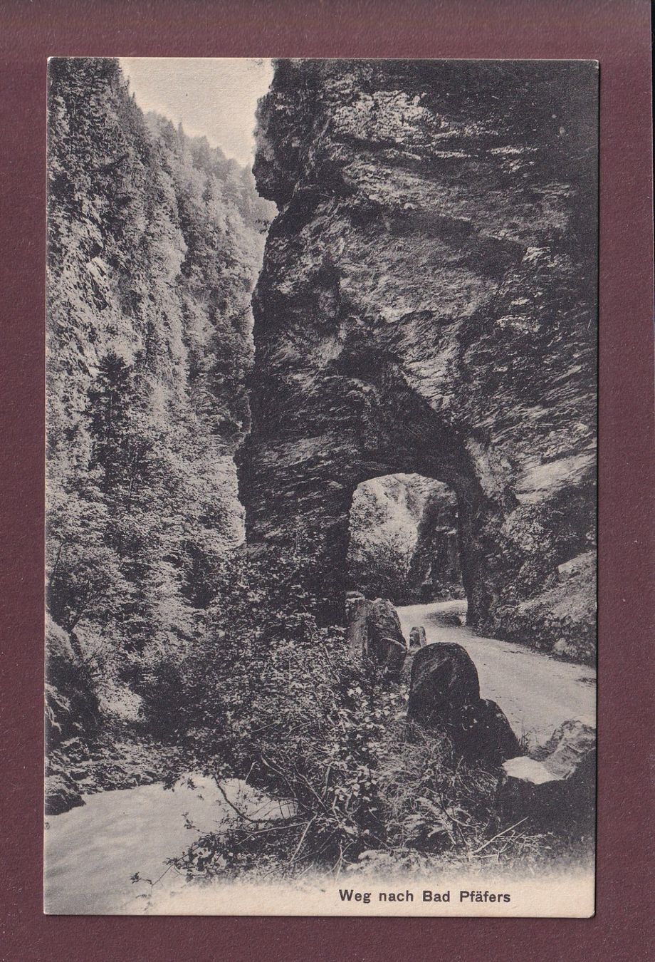 Cartes postales: Weg nach PFÄFERS – D'occasion à Pully par nicecards