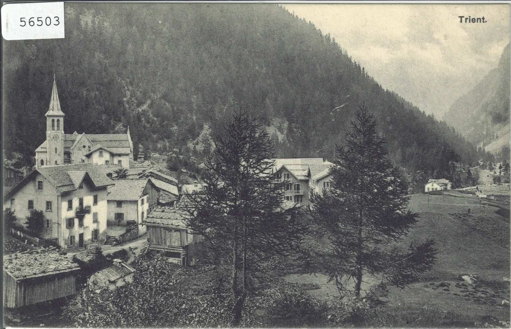 Cartes postales: Trient - Dorfansicht – D'occasion à Ettingen par Kartenplanet