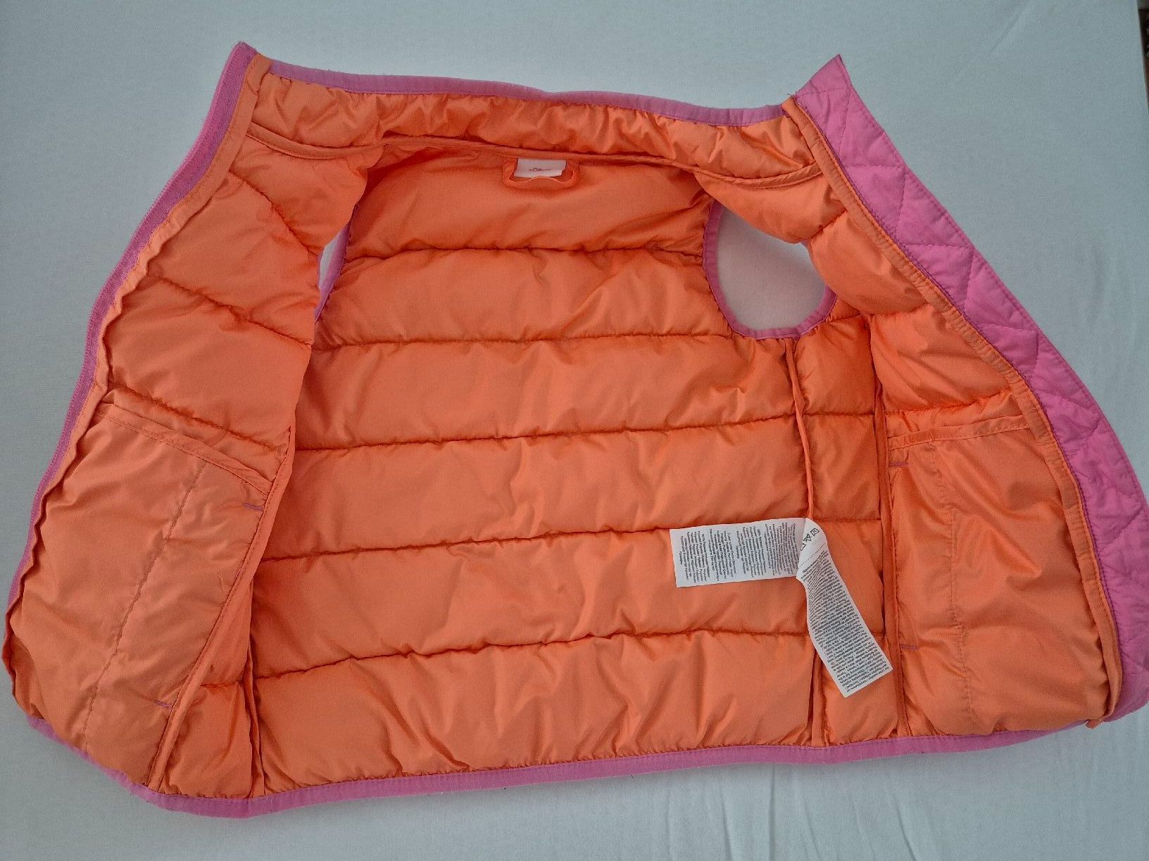 S.Oliver Sonstige Mädchenkleider: S.Oliver Gilet - Weste, Gr. 110, Pink – Gebraucht aus Altendorf von caj_hry2