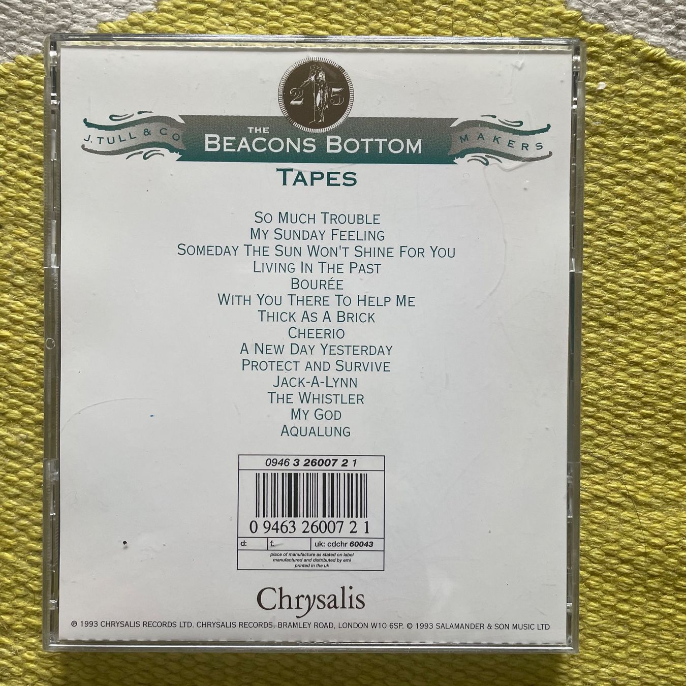 CD: JETHRO TULL-3 THE BEACONS BOTTOM TAPES 25TH ANNIVERSARY – Usato da Rorschacherberg venduto da CD-Roli 1