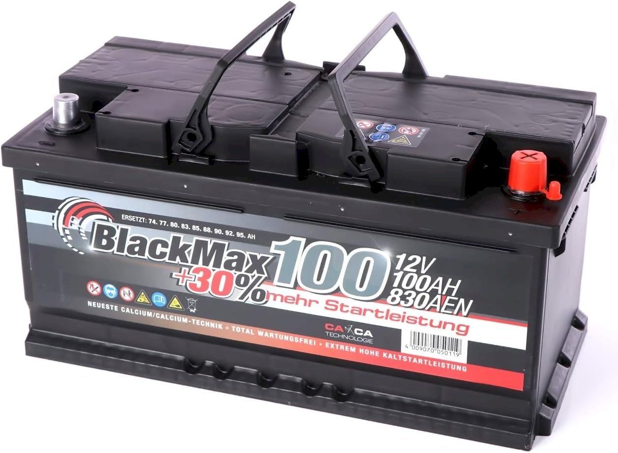 Batterie: BlackMax Autobatterie 12V 100Ah – Nuovo e nell'imballaggio originale da Bottighofen venduto da zaap 2