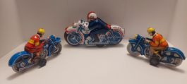 Jouet moto en tole, lots de 3 jouets