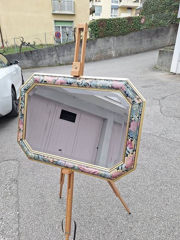 Miroirs: Miroir octogonal biseauté,  tons pastels  – D'occasion à Pully par cz39ans 3