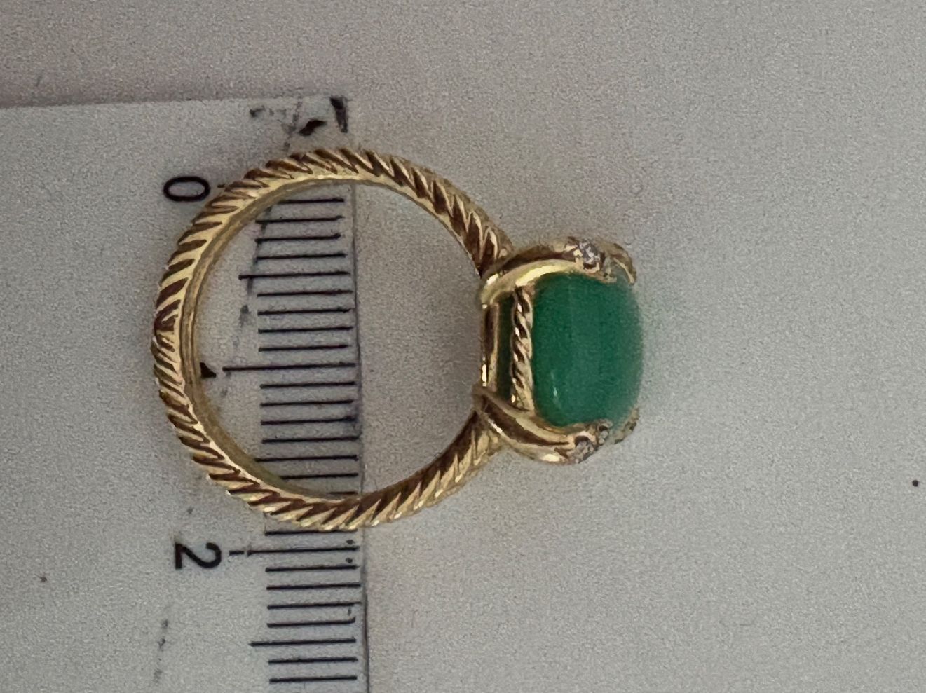 Anelli: David Yurman 18k Gold Crystophase Chatelaine ring – Usato da Nyon venduto da My_wardrobe 4