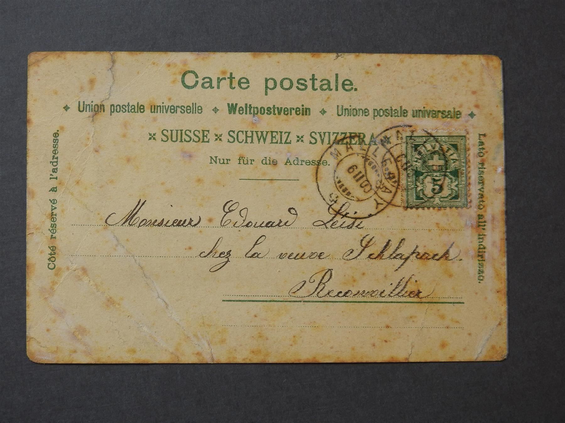 Cartoline postali: Alte AK von  Malleray – Usato da Rain venduto da 999-800-K 1