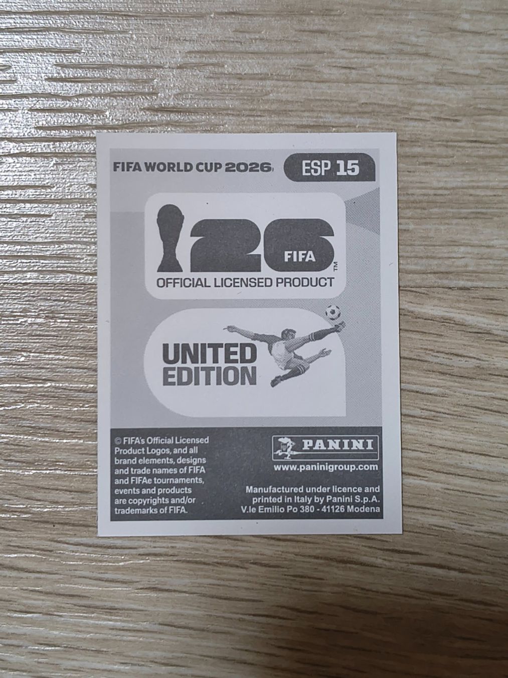 Panini Carte collezionabili: Panini WM 2026 Lamine Yamal ESP 15 – Nuovo (secondo la descrizione) da Torricella venduto da apbsales 1