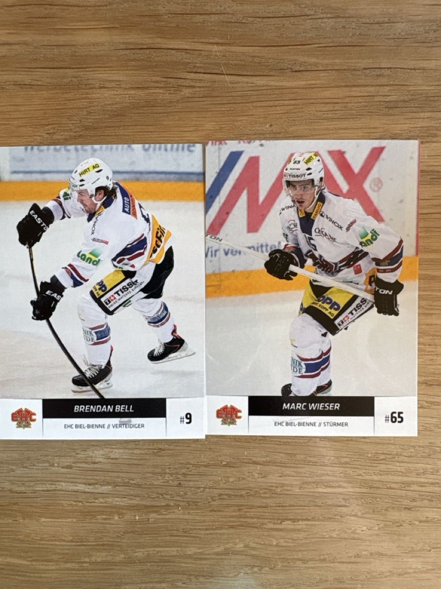 Sammelbilder & Trading cards: Hockey Karten ECH Biel 2013-2014 – Gebraucht aus Pfäffikon ZH von Hogersepp87