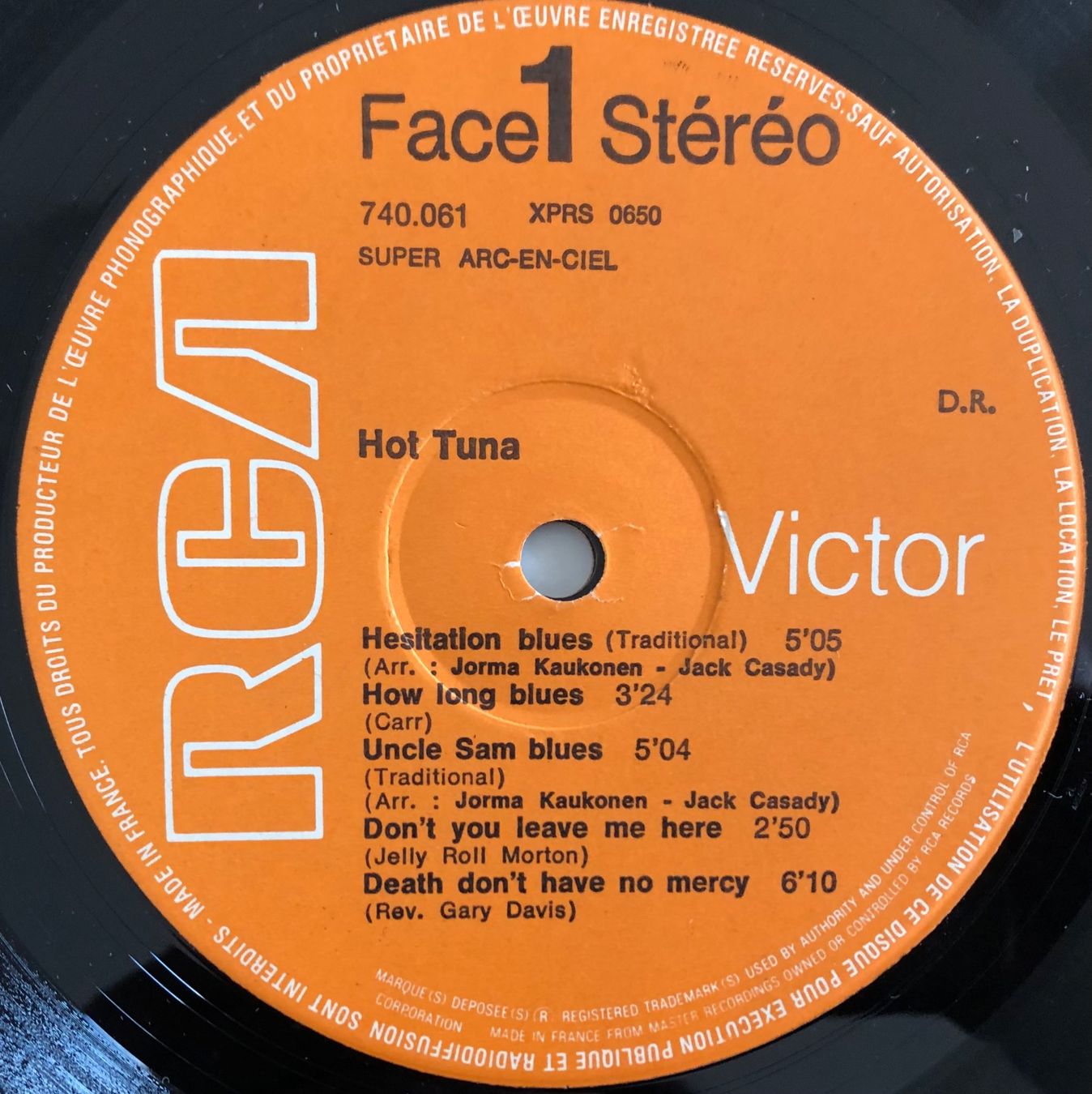 Dischi in vinile: HOT TUNA - HOT TUNA – Usato da Poliez-Pittet venduto da Newtown-Records 2