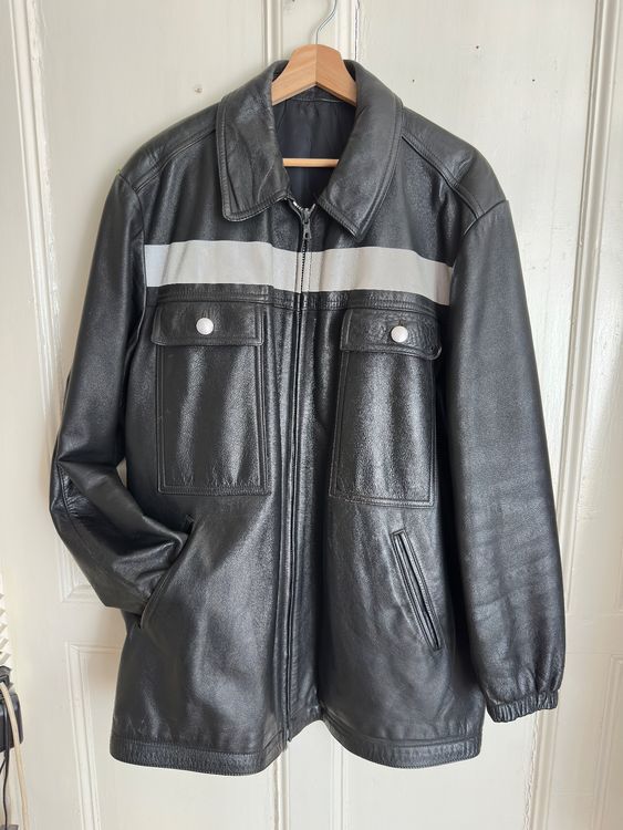 vintage-90s-feuerwehr-lederjacke-ledermantel-leather-coat-gebraucht