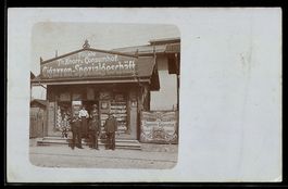 Foto-AK Romanshorn, Zigarren-Geschäft Th. Knorr mit Ansichts
