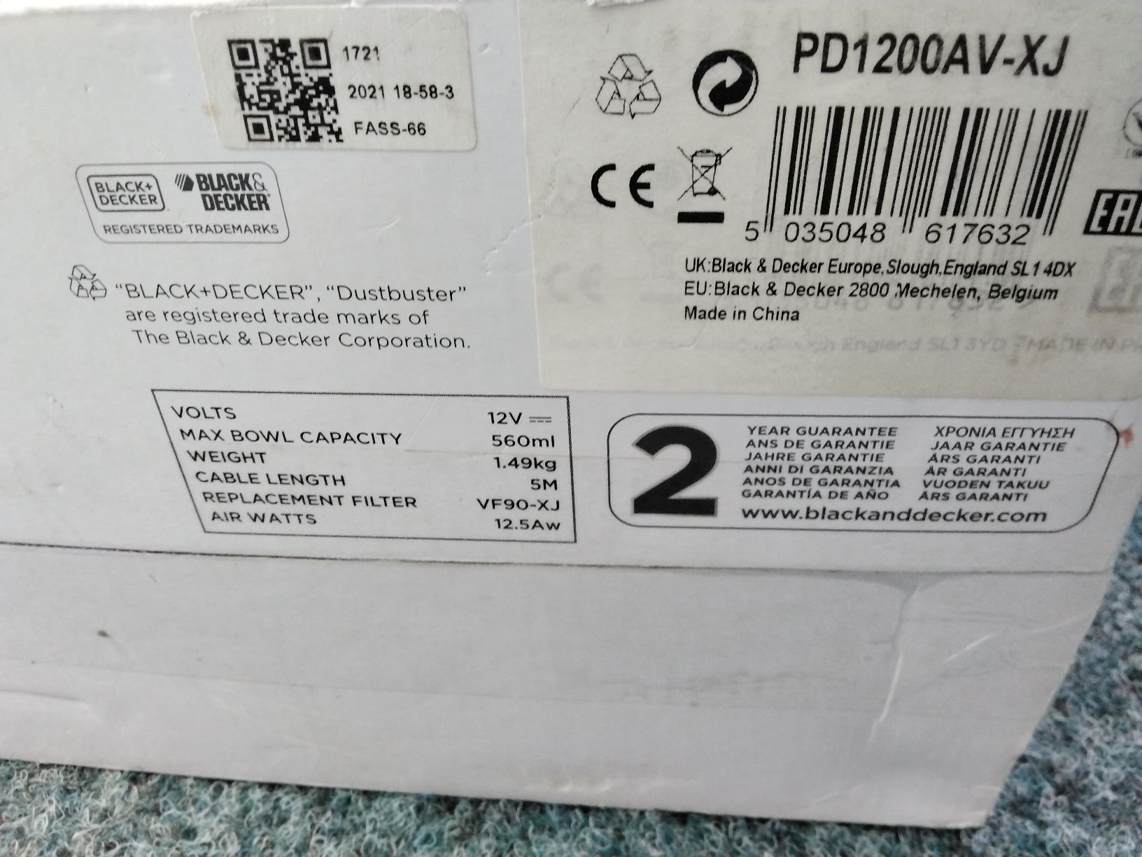 Staubsauger & Zubehör: BLACK + DECKER AUTO SAUGER – Neu und originalverpackt aus Biel/Bienne von dasi3 1