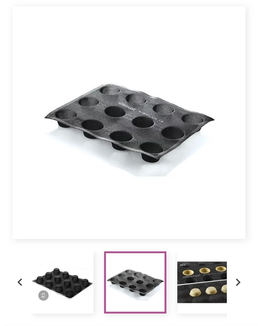 Silikomart Teglie da forno: Moule à muffins AIRPLUS – Nuovo e nell'imballaggio originale da Coeuve venduto da salsa011 1