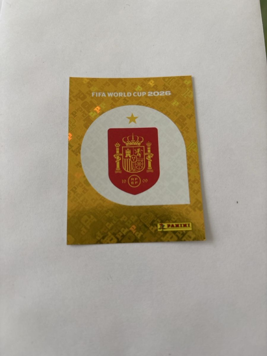 Panini Carte collezionabili: Panini Sticker WM 2026 Wappen Spanien ESP 1 – Nuovo (secondo la descrizione) da Suhr venduto da Aylou