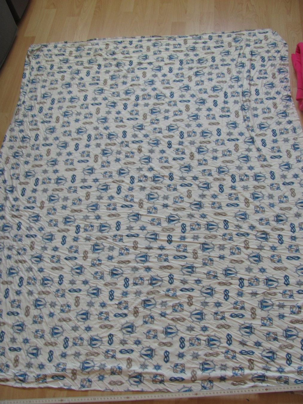 Tessuti: Jersey Stoff mit Maritimen Muster, 145x238cm – Nuovo e nell'imballaggio originale da Kriens venduto da Miracle49
