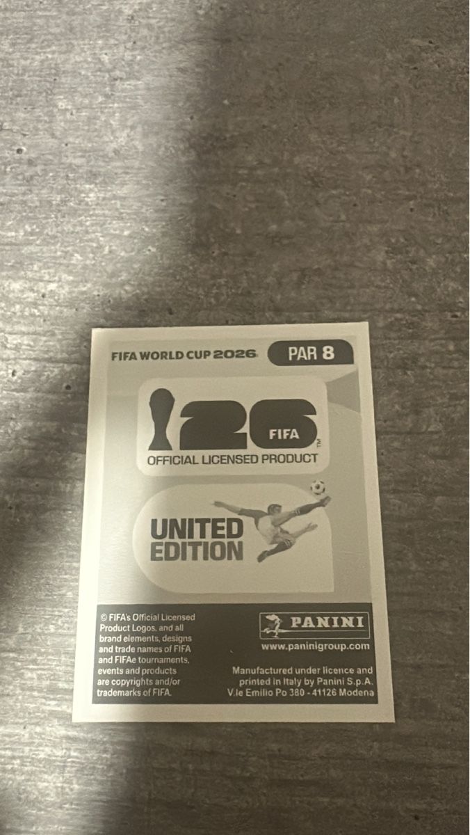 Panini Carte collezionabili: PAR 8 , FIFA WORLD CUP 2026 – Nuovo (secondo la descrizione) da Frauenfeld venduto da 1PegPeg1 1