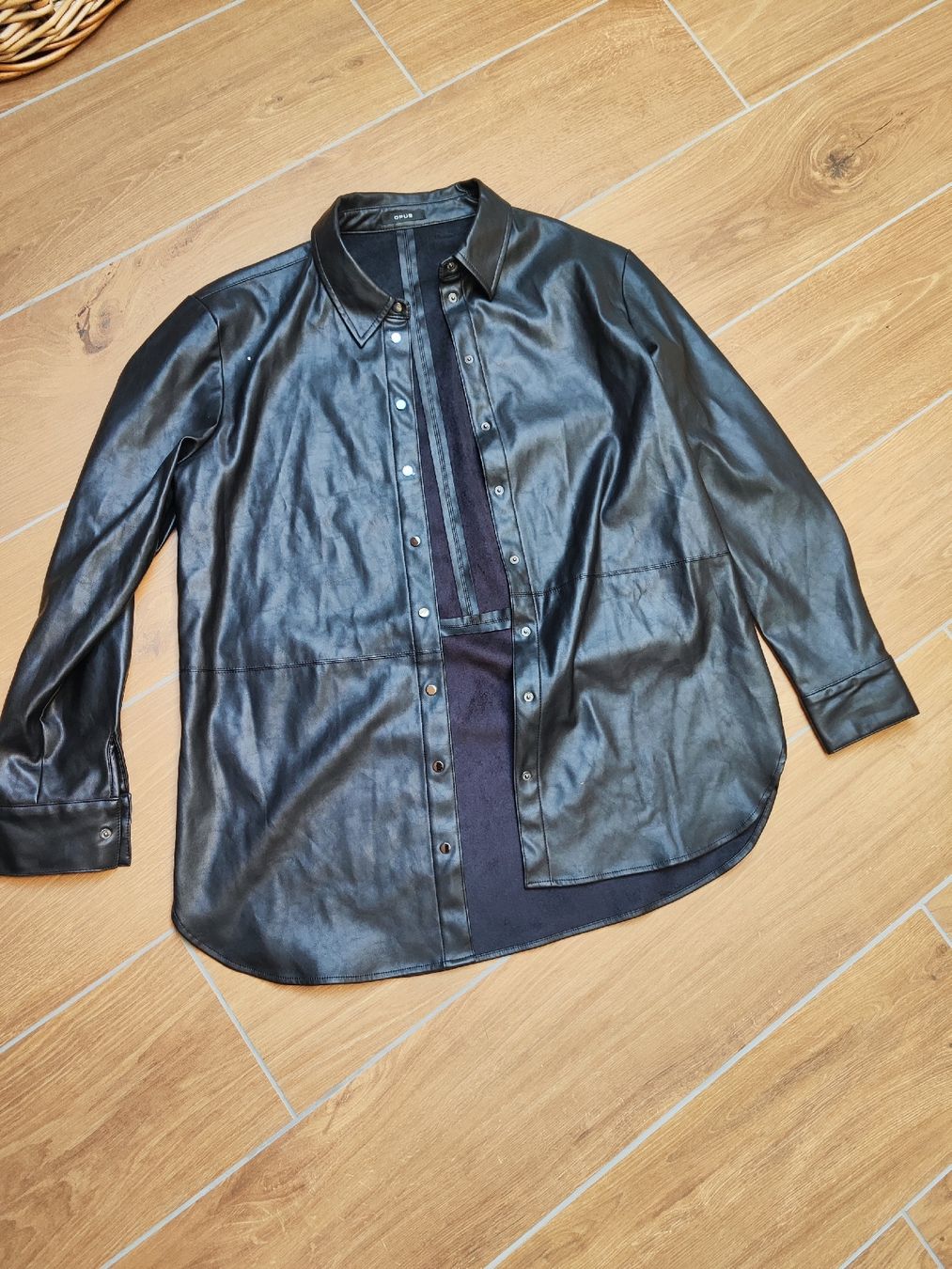 Giacche: Opus Jacke Grösse 38 Lederoptik Schwarz – Usato da Münchenstein venduto da tottenb
