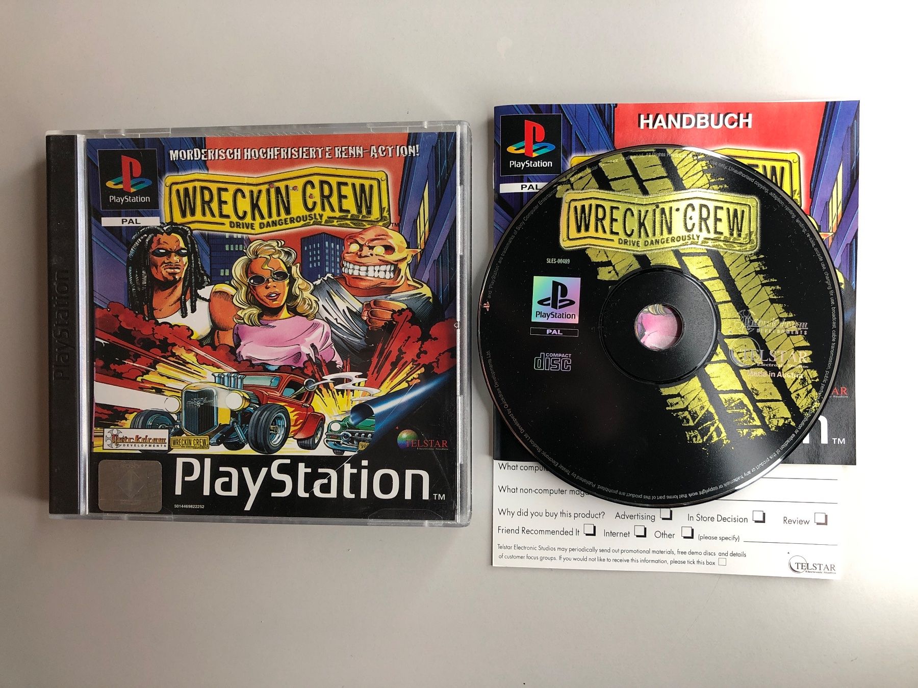 Sony Spiele: Wrecking Crew Drive Dangerously - PS1 – Gebraucht aus St.gallen von taduz