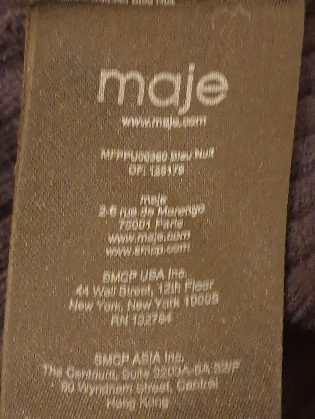 Maje Pulls & Sweat-shirts: Pull MAJE, S/36, navy, côtelé, excellent état – D'occasion à Neuchâtel par Virgule50 7