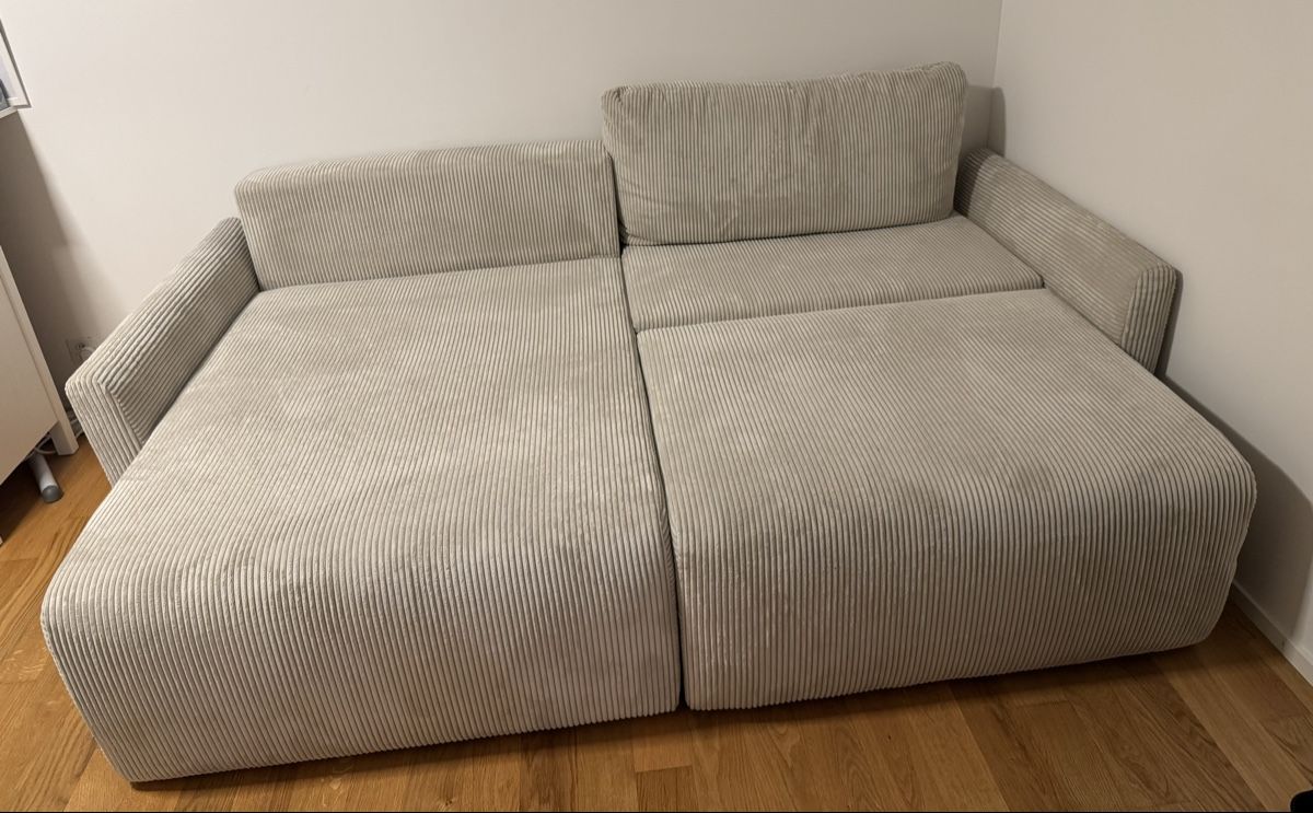 Sofas: Beiges Cord Schlafsofa – Neu (gemäss Beschreibung) aus Winterthur von ste_5vfj 2
