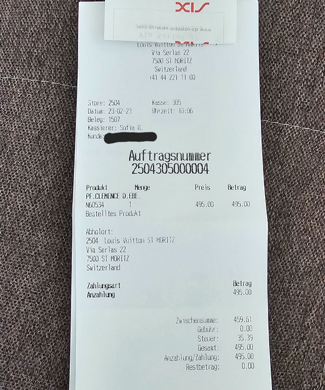 Louis Vuitton Brieftaschen: Louis Vuitton Portemonnaie Clemence – Gebraucht aus Chur von om_7vgj 5