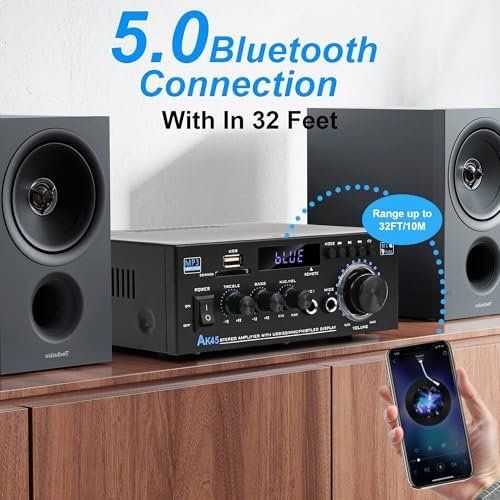 Verstärker: HiFi-Verstärker Mini Bluetooth Stereo Audio Verstärker – Neu und originalverpackt aus Hundwil von Pakethase 4