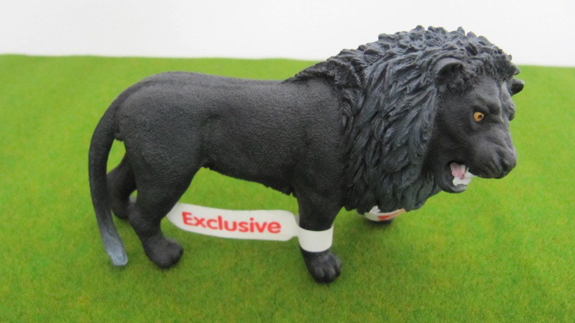 Schleich Spielzeuge: Schwarzer Löwe von Schleich, Exclusiv Modell – Neu (gemäss Beschreibung) aus Brunnen von Kiwiland1