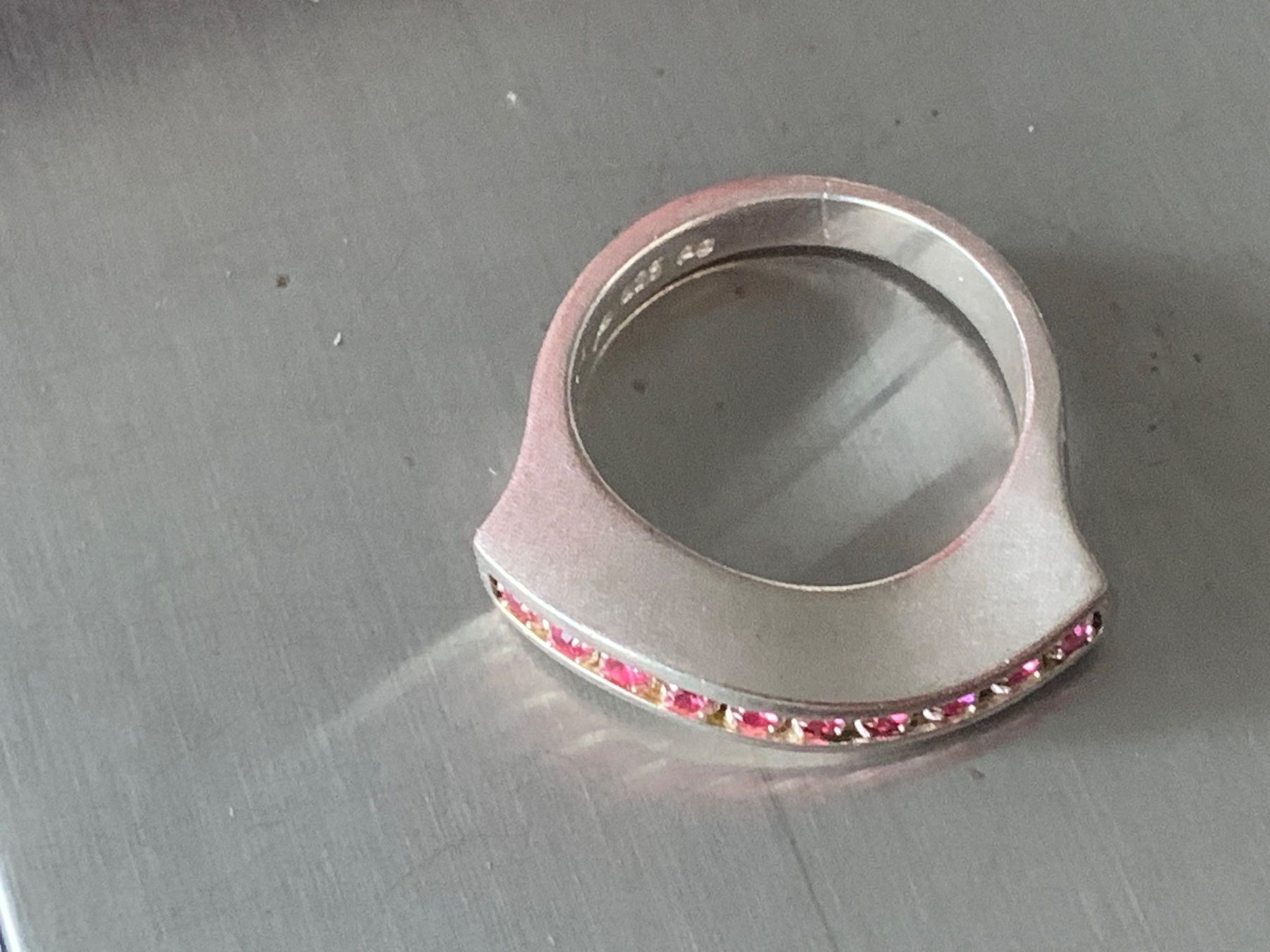 Anelli: Silberring Rosa Welle (52) – Usato da Dittingen venduto da Bellevista 1