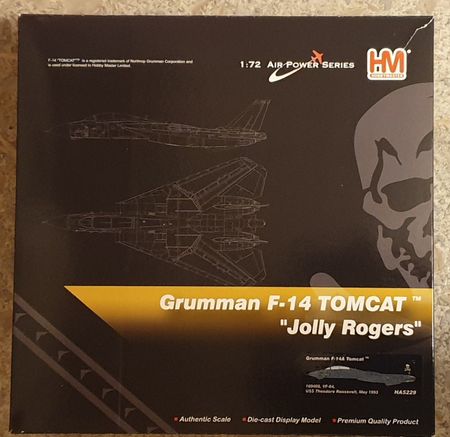 F-14 A Tomcat Jolly Rogers Squadron VF-84 1:72 Hobby Master