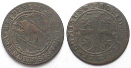BERN Halbbatzen 1772 Billon RAR!