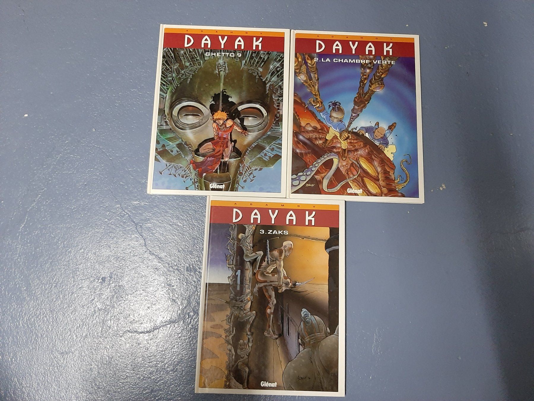 Fumetti: BDs Tomes1-3 DAYAK, Adamov – Usato da Frauenfeld venduto da